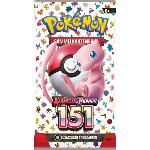 Karmesin & Purpur Pokemon 151 Booster Pack (deutsch)