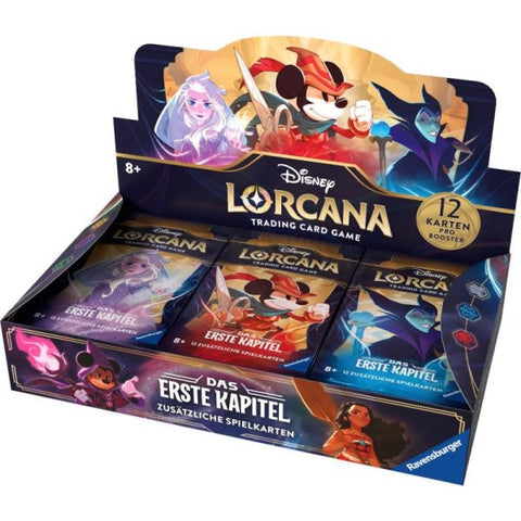 Disney Lorcana: Das Erste Kapitel - Display mit 24 Booster Packs (Deutsch)